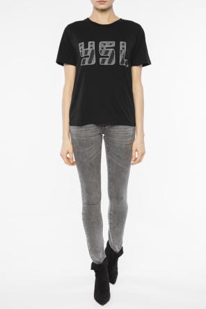 Logo t-shirt, zdjęcie 2 Logo t-shirt od Saint Laurent
